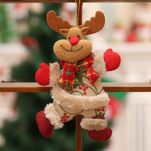 8 Piezas Adornos Para Árboles De Navidad Navidad Felpa