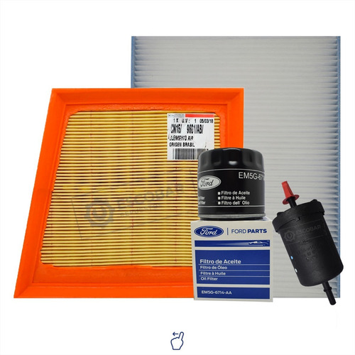 Kit 4 Filtros Completo Ford Ecosport Duratec 2.0 - Original