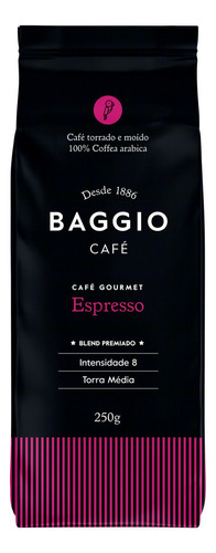 Café Torrado E Moído Gourmet Espresso Baggio 250g