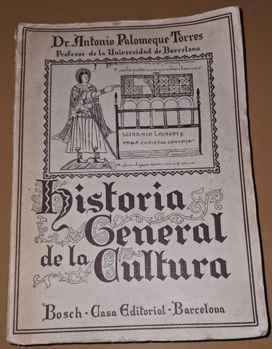 Historia General De La Cultura- Dr. Antonio Palomeque Torres (Usado)