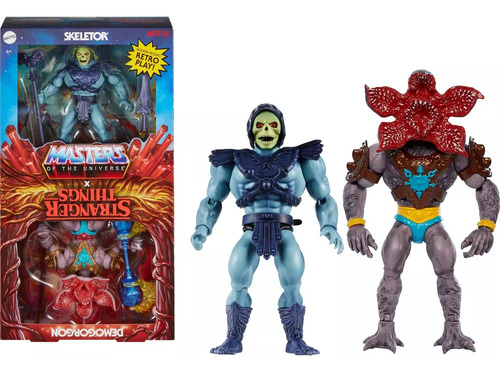 Master Of The Universe Stranger Things Demogorgon & Skeletor (Usado)