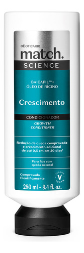O Boticário Match Science Crescimento Condicionador 280ml