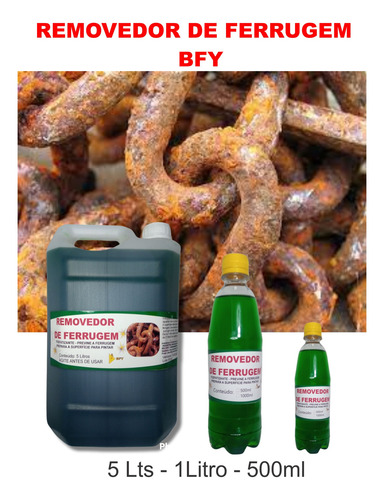 Removedor De Ferrugem Verde 5 Litros Extra