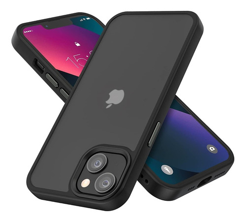 Imagen 9 de 9 de Case Funda Protector Mate Antihuella iPhone 13 / 13 Pro Max