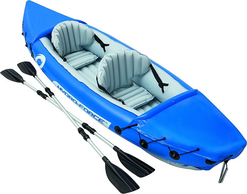 Kayak Inflable Hidro Force Lite-rapid X2 Celeste Ver Naranja