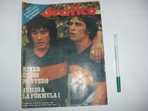 Revista El Grafico Nro 2893 Marzo 1975 River Unico Puntero