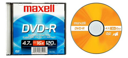 Dvd-r Maxell 16x 5 Unidades No Pack E Com Caixas Acrilicas