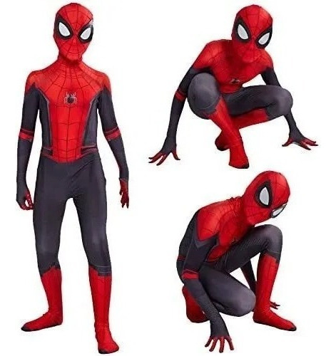 Spiderman Lejos De Casa Traje De Mono Cosplay Para Adultos 3