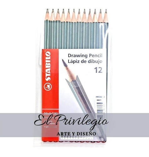 Lapiz De Dibujo Set X 12 Stabilo Othello 282 Dibujo Canson