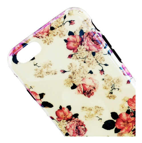 Funda Rosas Vintage Flores Tornasol Dama Para iPhone 6 / 6s