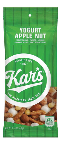 Kar's Nuts Yogurt - Mezcla De Frutos Secos Y Manzana, Paquet