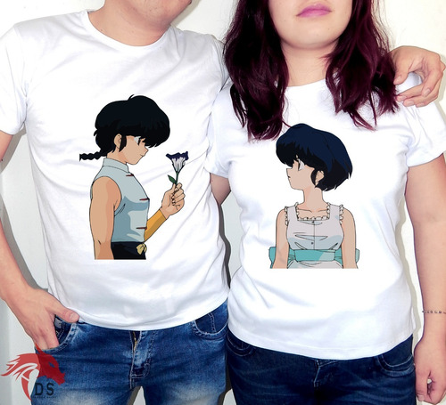 Playeras Para Pareja Alfa Blancas Nuevas Diseños Ranma 1/2 | Envío gratis Playeras Para Pareja Alfa Blancas Nuevas Diseños Ranma 1/2 | Envío gratis