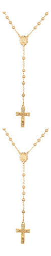 Collar Con Colgante En Forma De Crucifijo Cadena De Plata 2