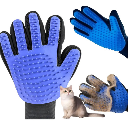 Luva Escova Removedora De Pelos Pets - Profissional E Macia