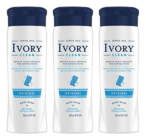 Jabón Líquido Ivory Original - 12 Oz - Pack De 3