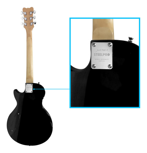Guitarra Electrica Jethro Series By Steelpro 079-lx