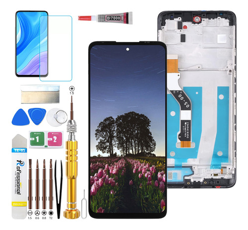 Zhangtuo Pantalla Táctil Lcd Para Moto G60 Xt2135 Panb0001in Panb0013in Panb0015in Con Marco