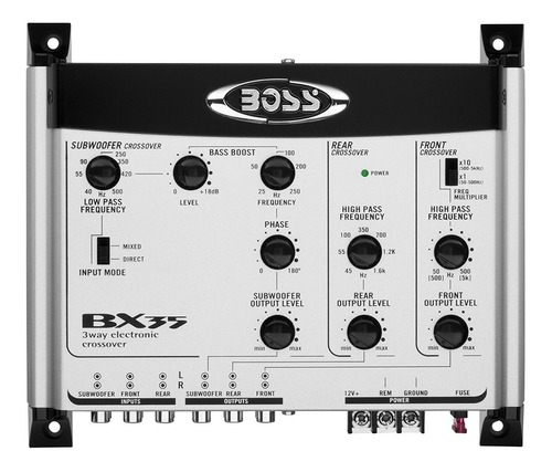  Boss Audio Bx35 3 Way Pre-amp Car Electroni