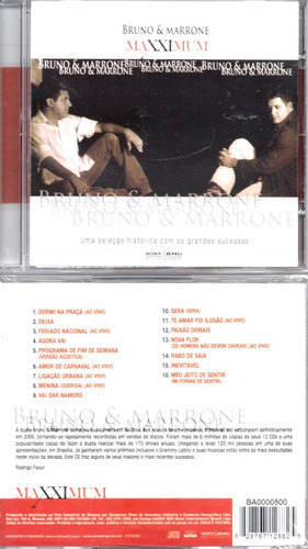 Cd Bruno E Marrone - Maxximum - Original E Lacrado