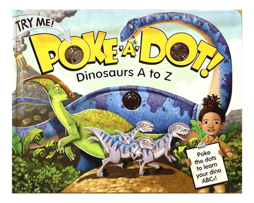 Melissa & Doug Children's Book - Poke-a-dot: Dinosaurs A To 