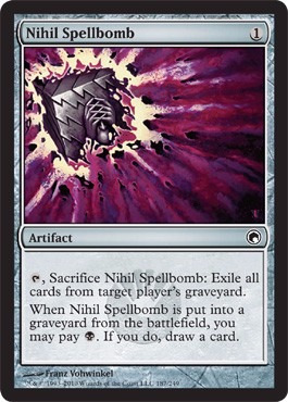 Cartas Magic: Nihil Spellbomb Nm Som !!! Mtg Bsas