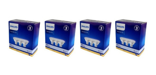 R E M A T E Foco Mr16 Led 4.5w (50w) Philips 12 Piezas 