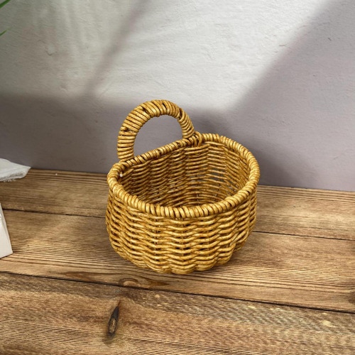 Canasta De Colgantes Imitación De Rattan Canasta De