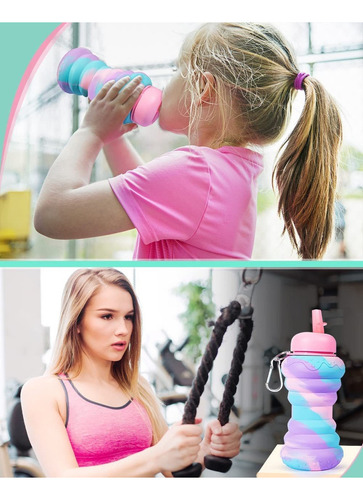 Botellas De Agua Plegables De Silicona
