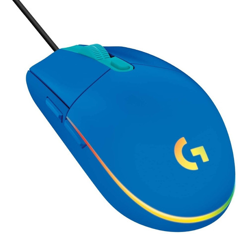 Mouse Logitech G203 Gaming Blue Lightsync