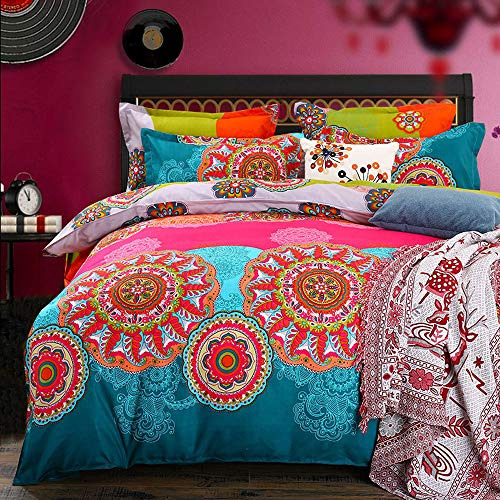Pangzi Bohemian Duvet Cover King Size,microfiber Bedding Com