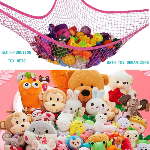 B Hamaca Juguete, Rojo Almacenamiento Juguetes Peluche