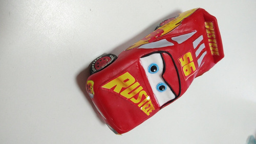 Imagen 2 de 3 de Adorno Cars Rayo Mcqueen Torta Porcelana Fria