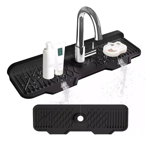 Tapete De Drenaje Para Grifo Fregadero Cocina Baño Silicon