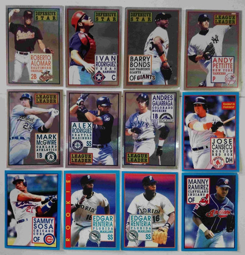 Set A Pegar Grandes Ligas Béisbol 1997 (144 Láminas) -panini