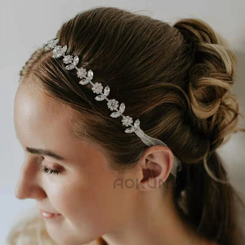 Diadema De Cristal Para Novia Con Diamantes De Imitación