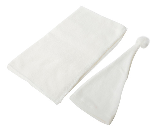 Gorro Blanco Blanco Para Fotografía Infantil, Manta Para Fot