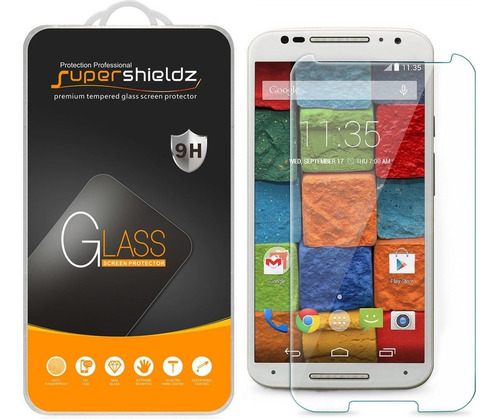 Supershieldz - Protector De Pantalla De Cristal Templado Par