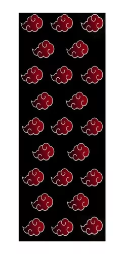 30 Adesivos Naruto Shippuden - Akatsuki 8cm