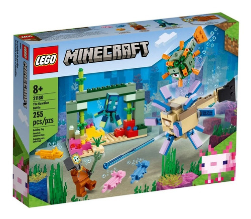 Imagem 1 de 5 de Blocos De Montar Lego Minecraft A Batalha Do Guardião 