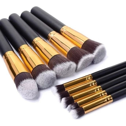 Imagen 1 de 4 de Set Brochas Y Pinceles X 10 Mate Gama Alta