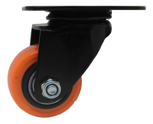 Rodízio Sem Freio Multicolorido 40mm Até 25kg Colson