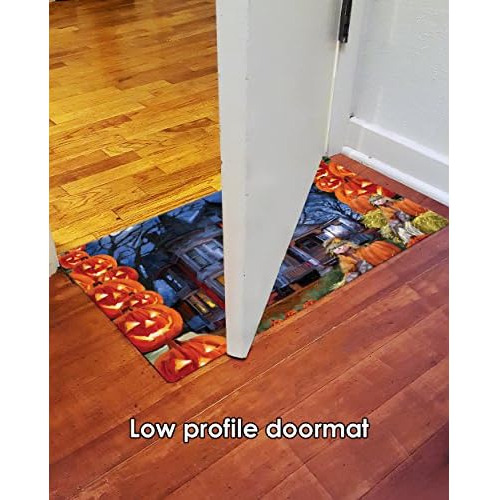 Tapete De Puerta De Otoño Spooky Manor 800268 De 18x30...