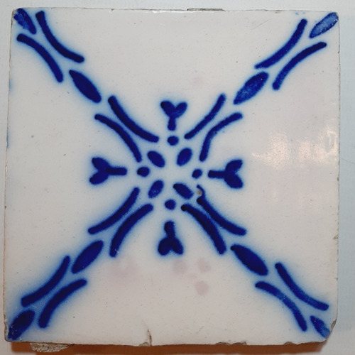 Imagen 1 de 3 de Antiguo Azulejo Pas De Calais 7716