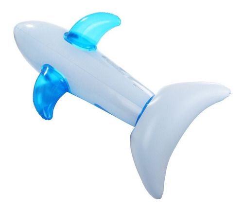 Imagen 5 de 8 de Ballena Inflable Transparente Flotador Pileta 145 X 80cm