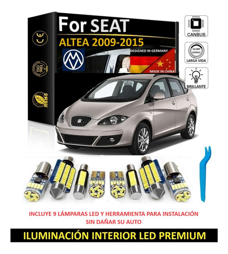 Kit Iluminación Interior Led Premium Seat Altea 2009 - 2015