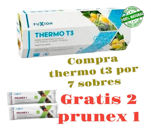 Termo T3 Fuxion Quema Grasa - g a $1000