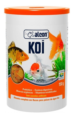 Ração Para Peixes Ornamentais Alcon Koi 150g