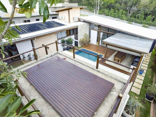 Imagem 25 de 30 de Casa Em Estilo Rústico Com Clean, Com 4 Dormitórios À Venda, 287 M² Por R$ 2.350.000 - Condomínio Fazenda Kurumin - Itu/sp - Ca1555