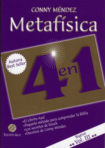 Metafísica 4 En 1. Vol Iii. Conny Méndez