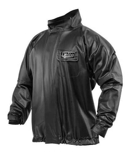 Imagem 2 de 10 de Capa De Chuva Delta Pvc C/ Bolso Motoqueiro Conjunto Motoboy